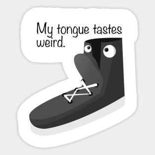 Furry Tongue Sticker